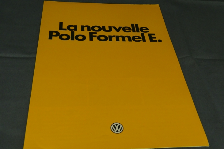 Folder La Nouvelle Polo  Formel E Frans 1981