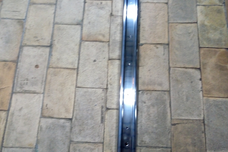 Achterbumper chroom vw golf 1